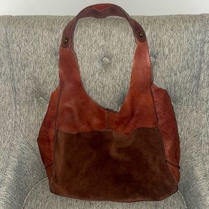 Free people leather bohemian purse.